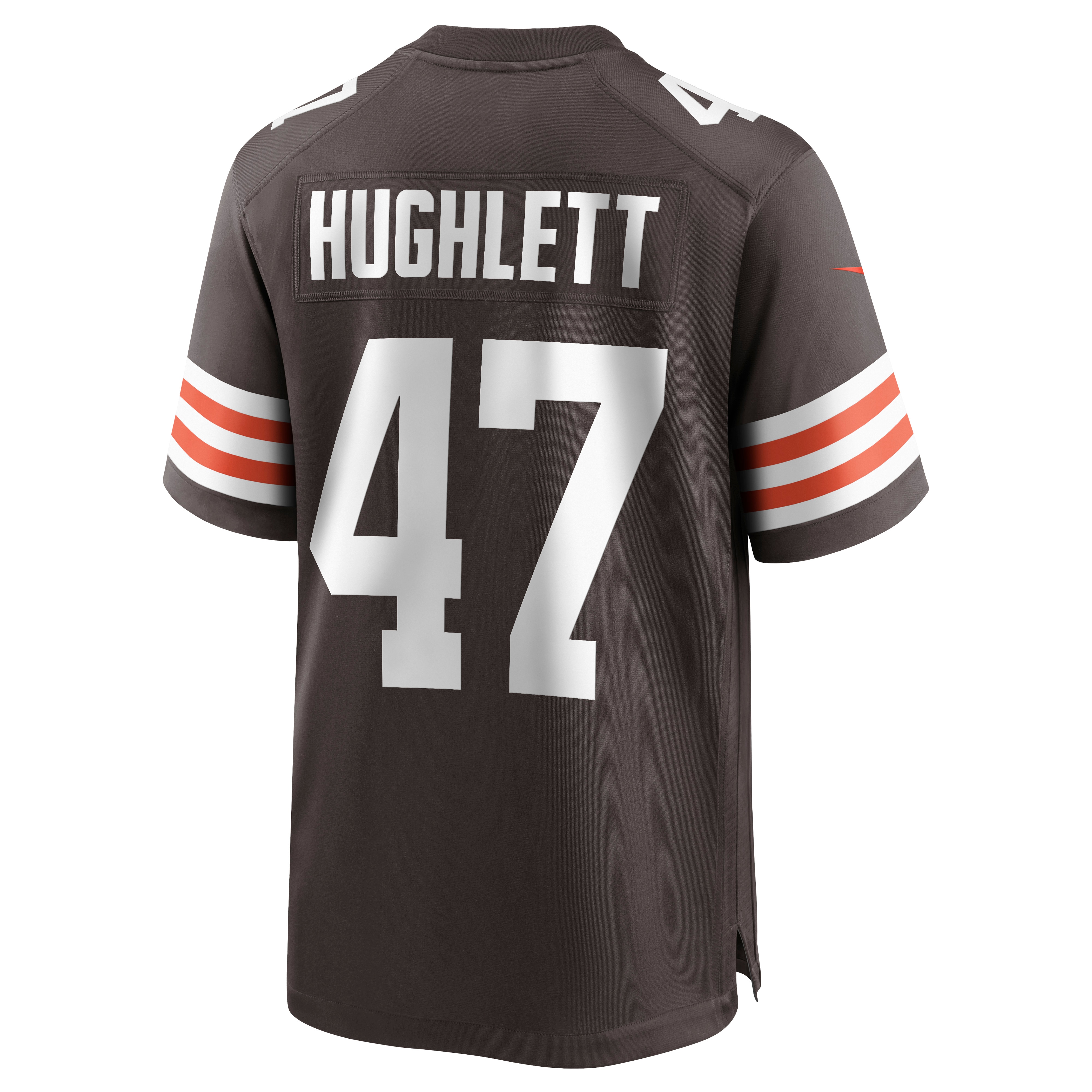 Men's Cleveland Browns Charley Hughlett Brown Game Jersey