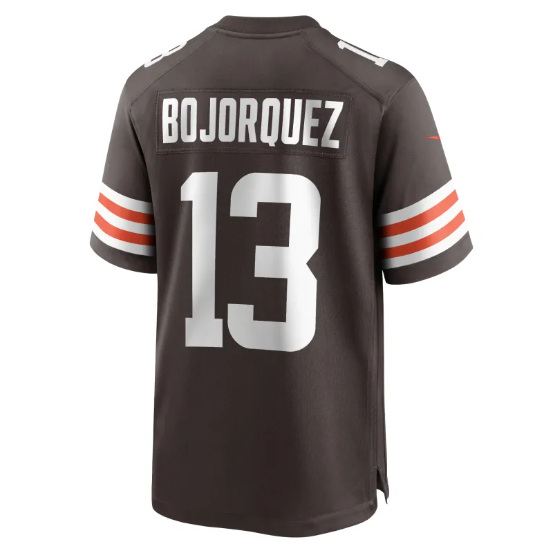Men's Cleveland Browns Corey Bojorquez Brown Game Jersey