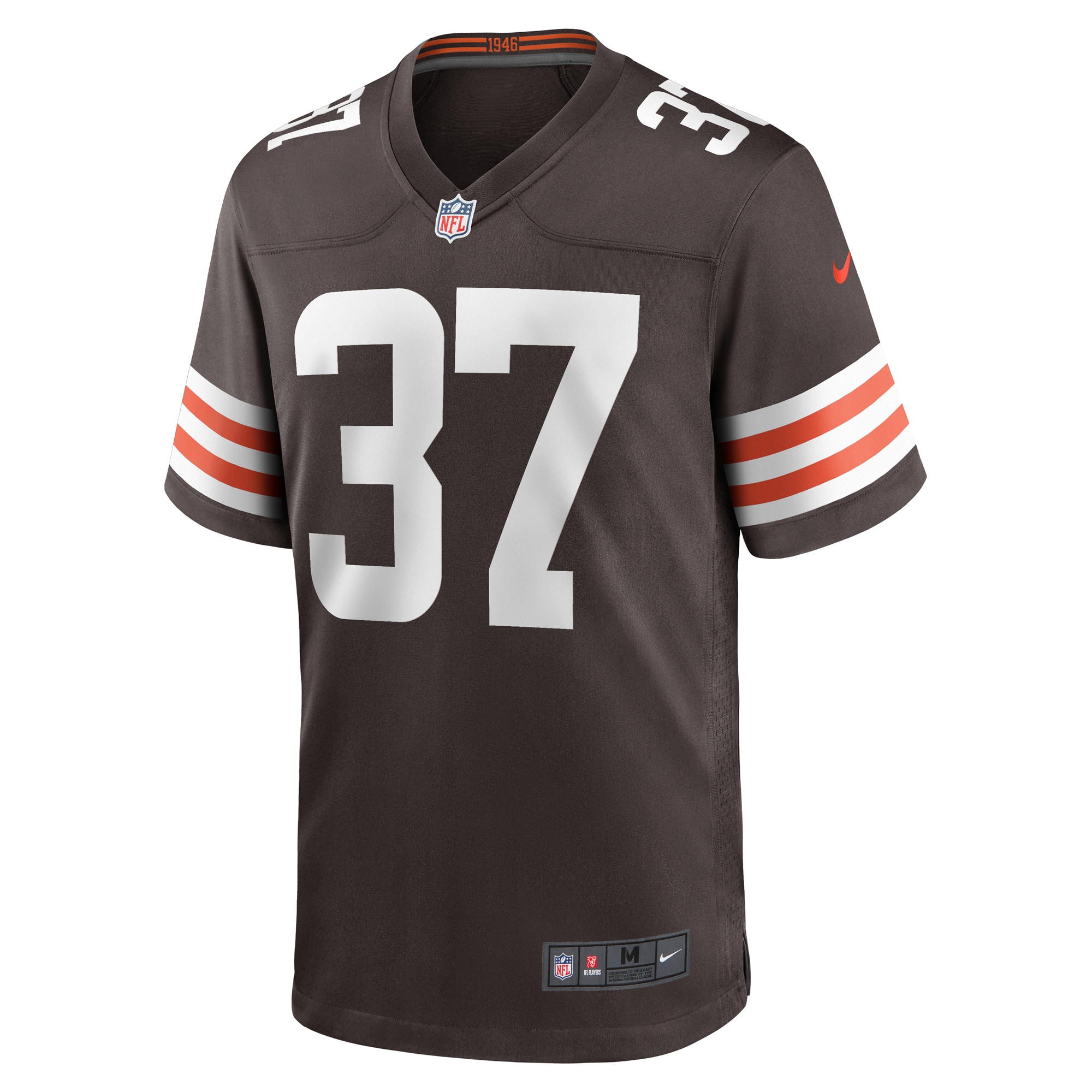 Men's Cleveland Browns D'Anthony Bell Brown Game Player Jersey