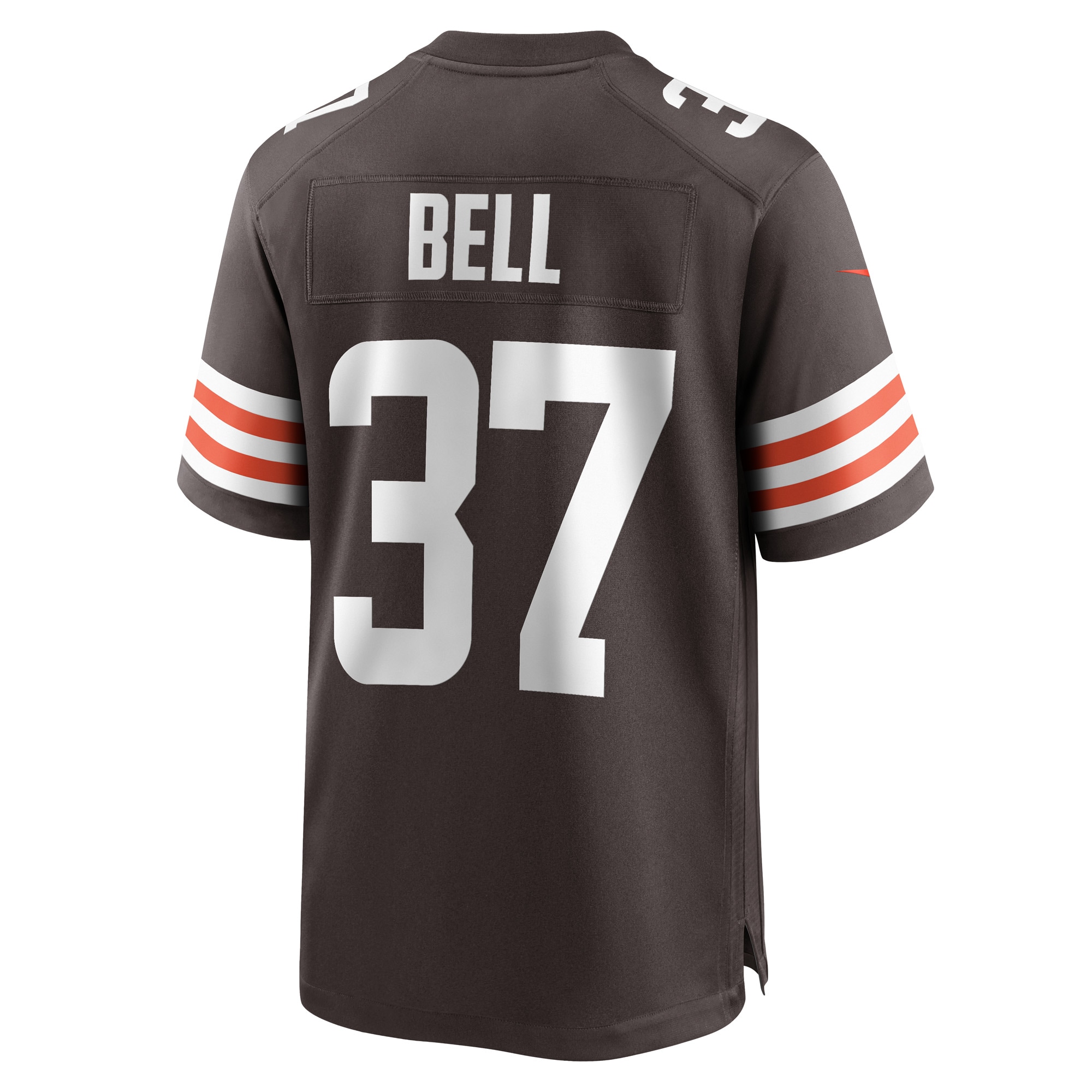 Men's Cleveland Browns D'Anthony Bell Brown Game Player Jersey