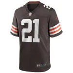 Men's Cleveland Browns Denzel Ward Brown Player Game Jersey