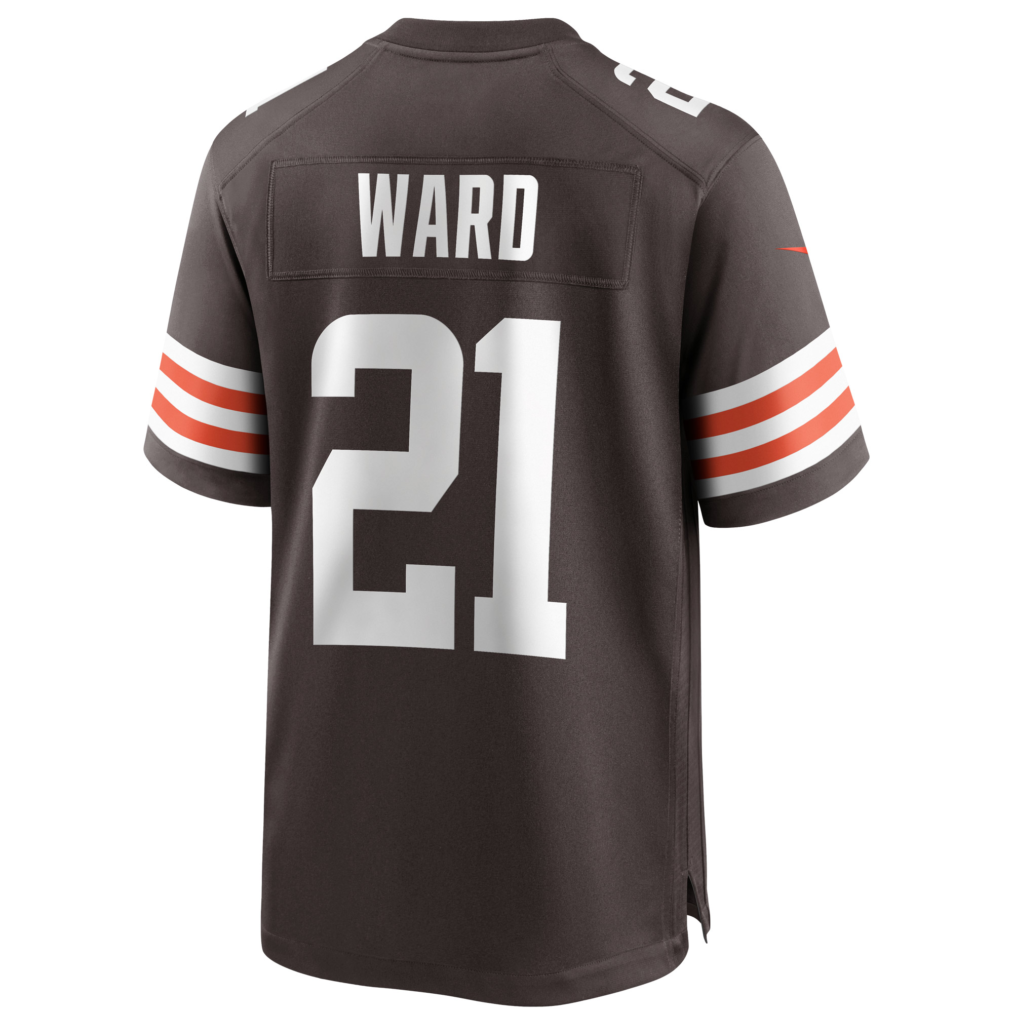 Men's Cleveland Browns Denzel Ward Brown Player Game Jersey
