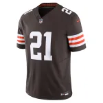 Men's Cleveland Browns Denzel Ward Brown Vapor F.U.S.E. Limited Jersey