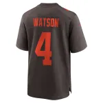 Men's Cleveland Browns Deshaun Watson Brown Alternate Game Jersey