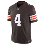 Men's Cleveland Browns Deshaun Watson Brown Vapor F.U.S.E. Limited Jersey