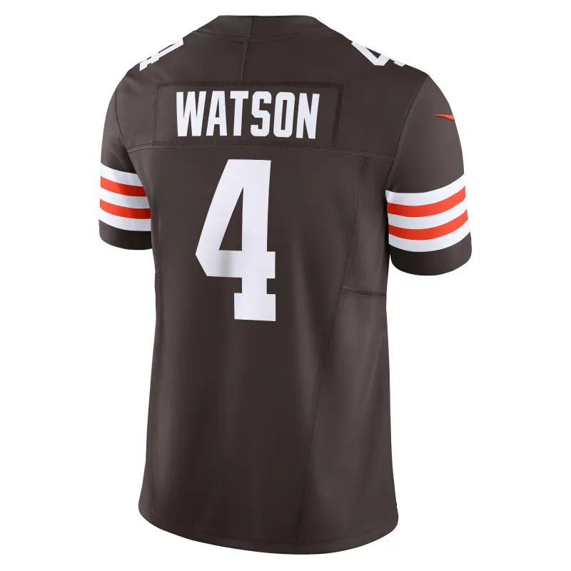 Men's Cleveland Browns Deshaun Watson Brown Vapor F.U.S.E. Limited Jersey