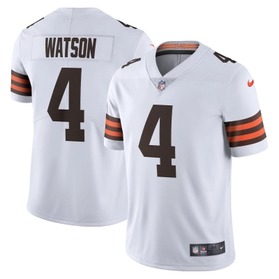 Men's Cleveland Browns Deshaun Watson White 2020 Vapor Limited Jersey 01