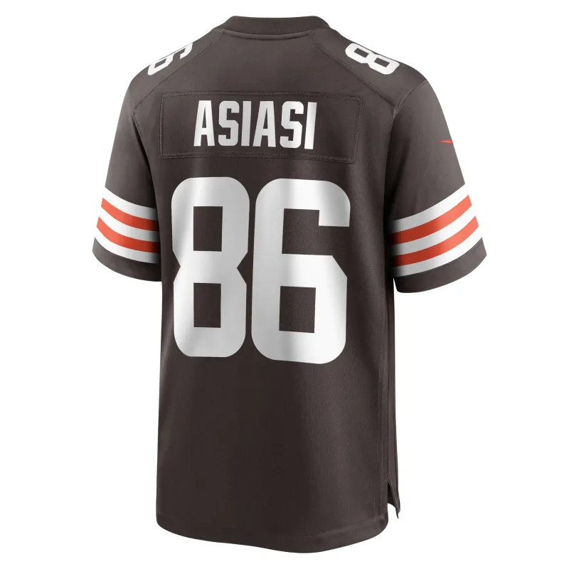 Men's Cleveland Browns Devin Asiasi Brown Game Jersey