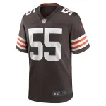 Men's Cleveland Browns Ethan Pocic Brown Game Jersey