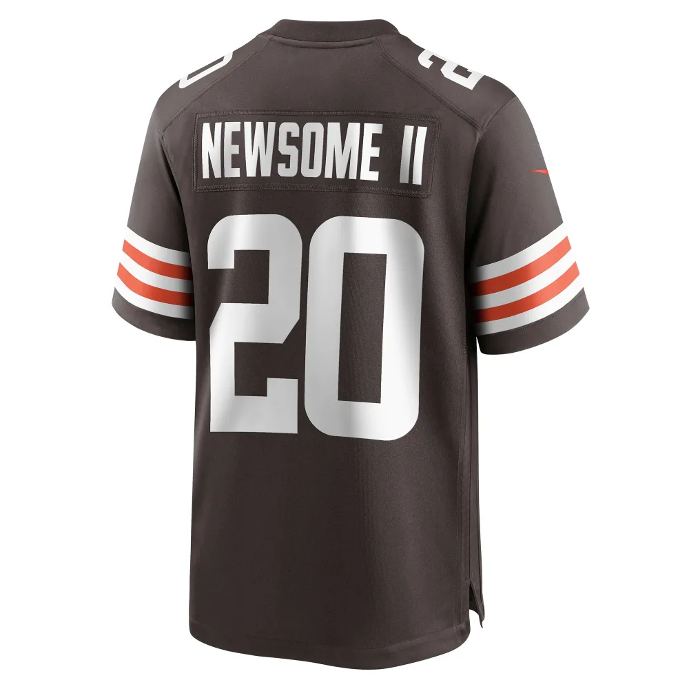 Men's Cleveland Browns Greg Newsome II Brown Game Jersey