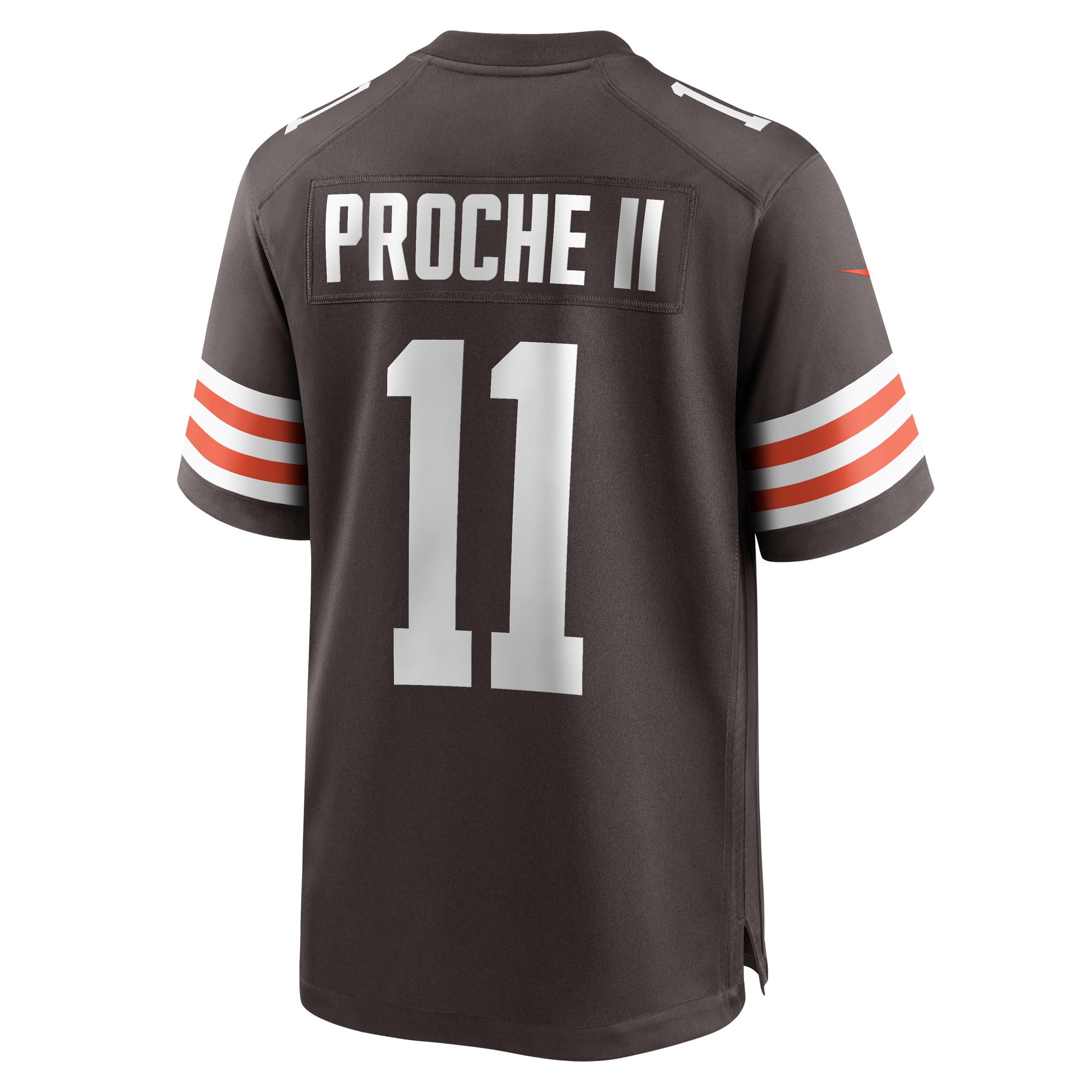 Men's Cleveland Browns James Proche II Brown Game Jersey