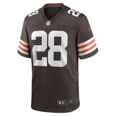 Men's Cleveland Browns Jeremiah Owusu-Koramoah Brown Game Player Jersey 02