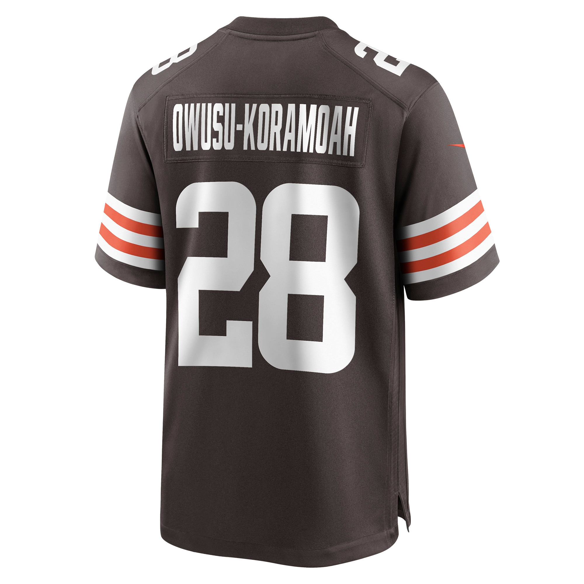 Men's Cleveland Browns Jeremiah Owusu-Koramoah Brown Game Player Jersey