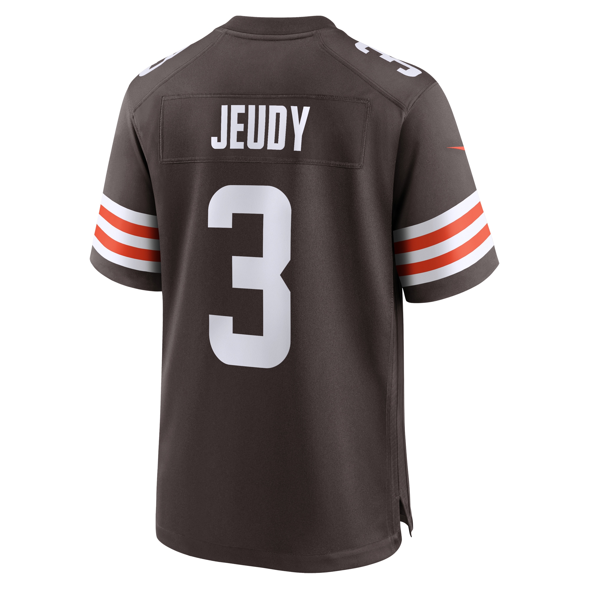 Men's Cleveland Browns Jerry Jeudy Brown Game Jersey