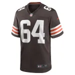 Men's Cleveland Browns Joe DeLamielleure Brown Game Retired Player Jersey
