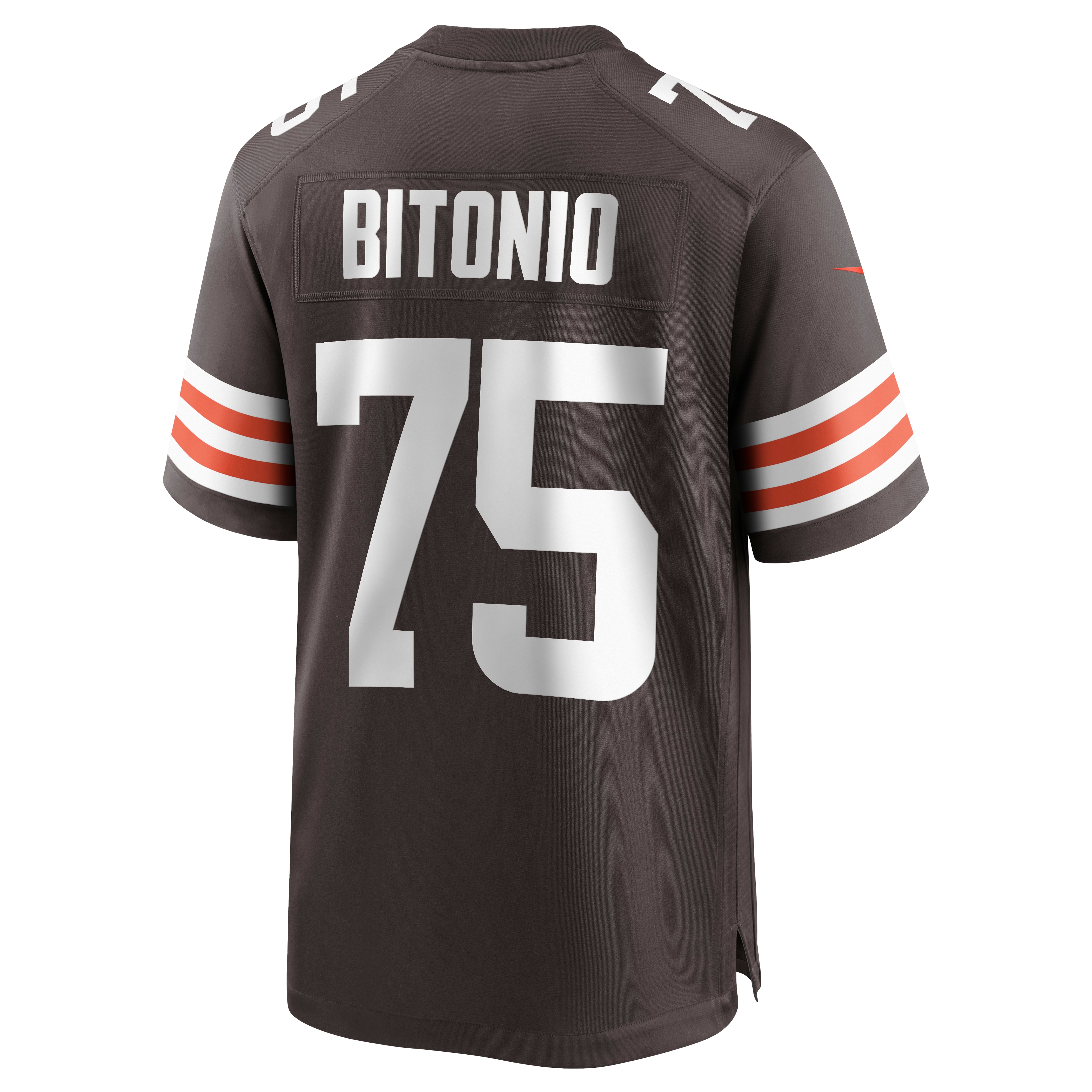 Men's Cleveland Browns Joel Bitonio Brown Game Jersey