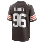 Men's Cleveland Browns Jordan Elliott Brown Game Jersey