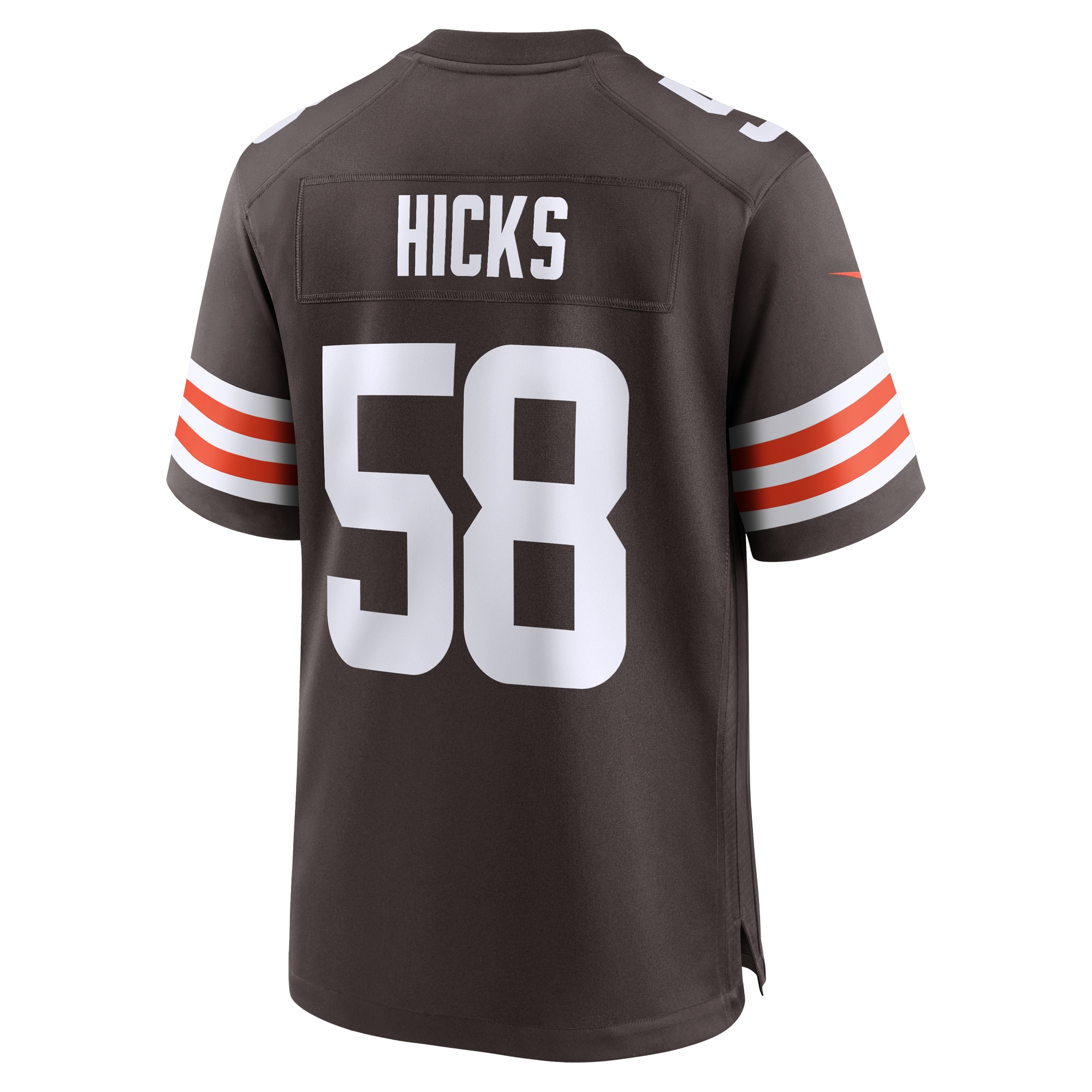 Men's Cleveland Browns Jordan Hicks Brown Game Jersey