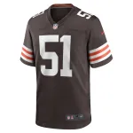Men's Cleveland Browns Jordan Kunaszyk Brown Game Player Jersey