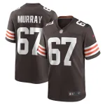Men's Cleveland Browns Justin Murray Brown Team Game Jersey