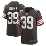 Men's Cleveland Browns Kenyan Drake Brown Game Jersey