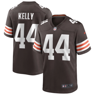 Men's Cleveland Browns Leroy Kelly Brown Game Retired Player Jersey 01