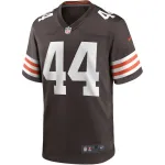Men's Cleveland Browns Leroy Kelly Brown Game Retired Player Jersey