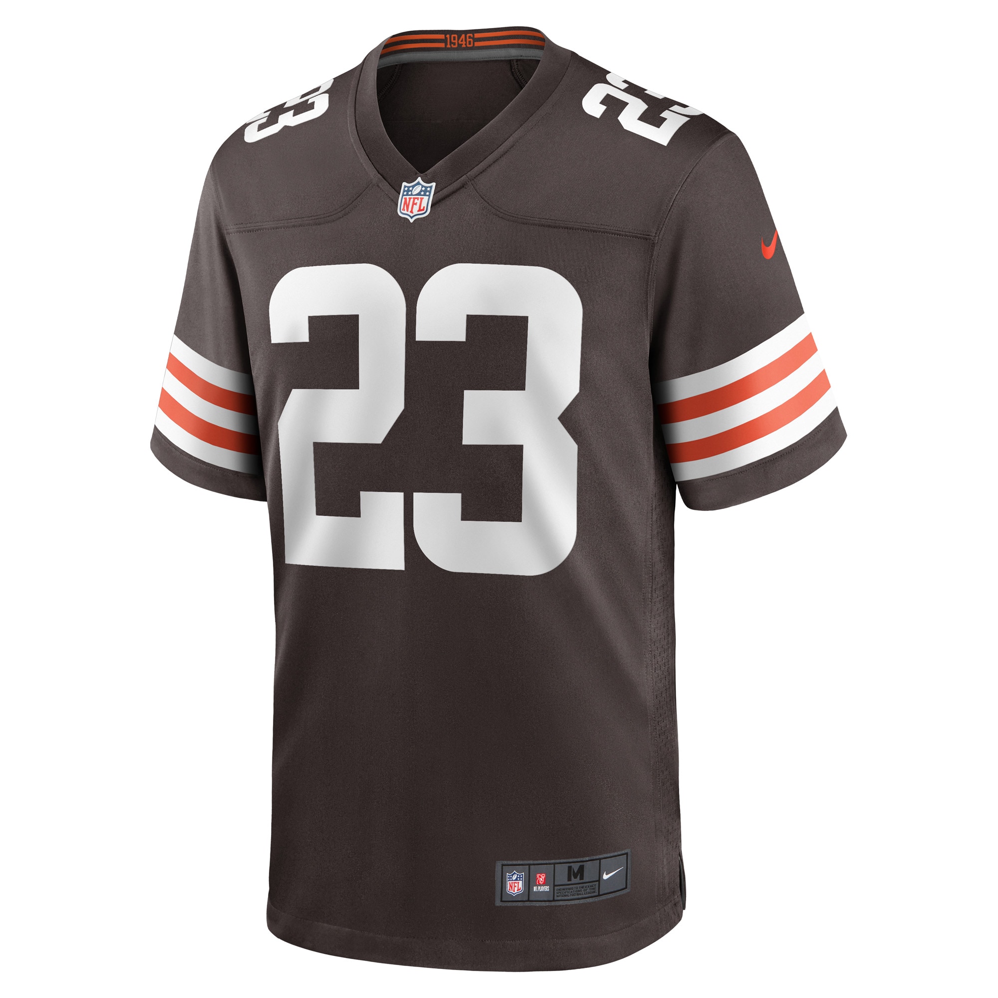 Men's Cleveland Browns Martin Emerson Jr. Brown Game Player Jersey