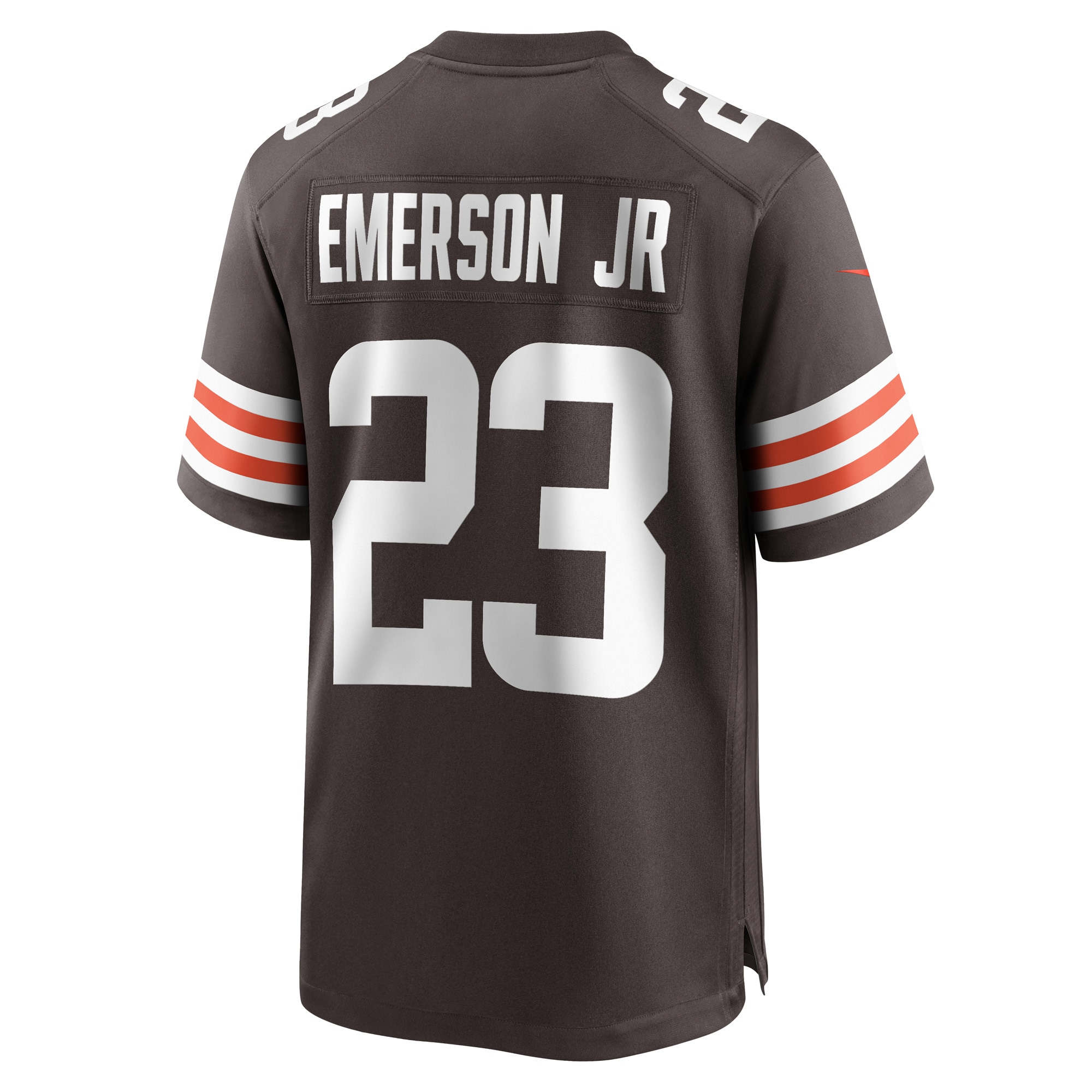 Men's Cleveland Browns Martin Emerson Jr. Brown Game Player Jersey