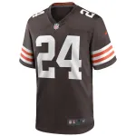 Men's Cleveland Browns Nick Chubb Brown Player Game Jersey