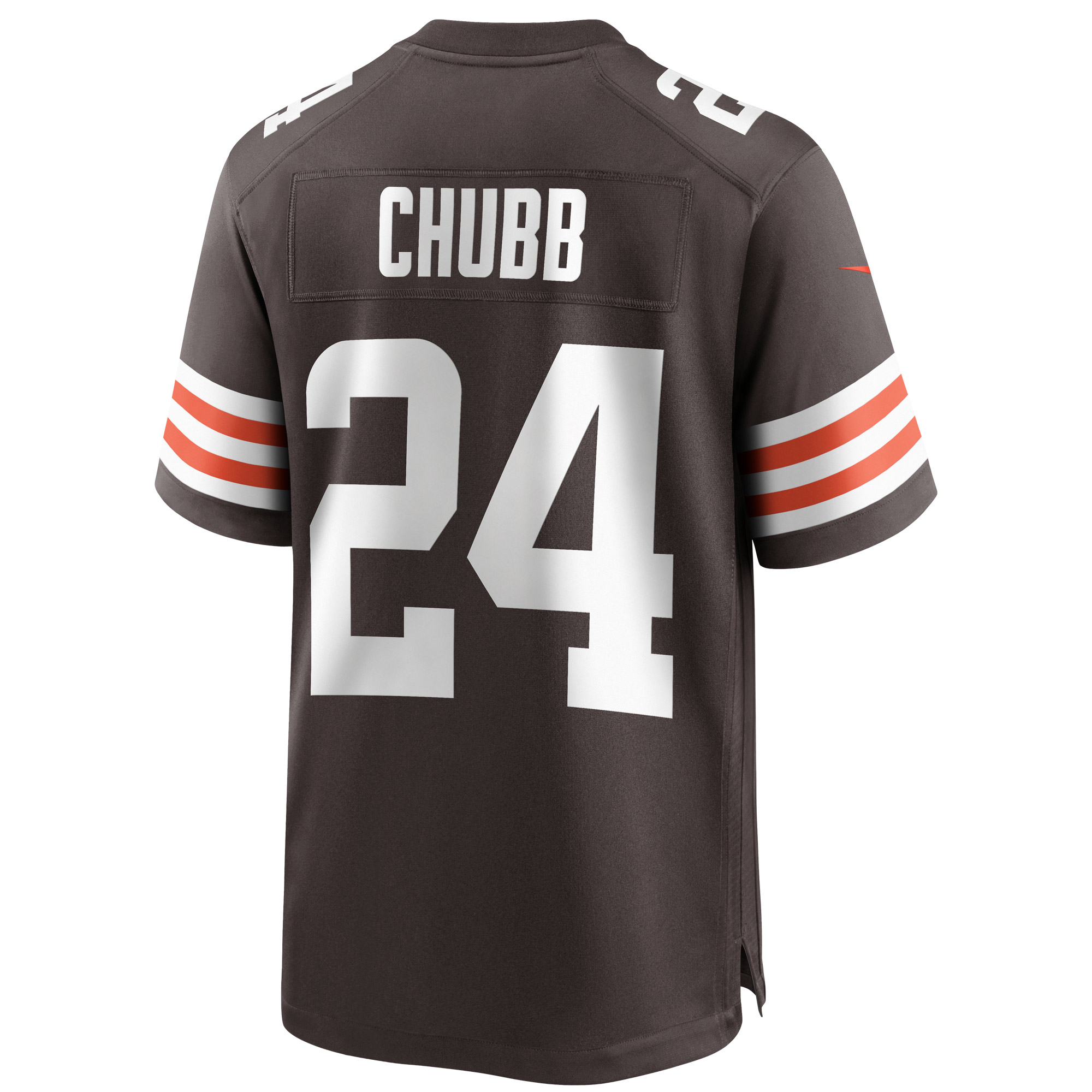 Men's Cleveland Browns Nick Chubb Brown Player Game Jersey