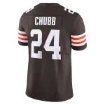 Men's Cleveland Browns Nick Chubb Brown Vapor F.U.S.E. Limited Jersey