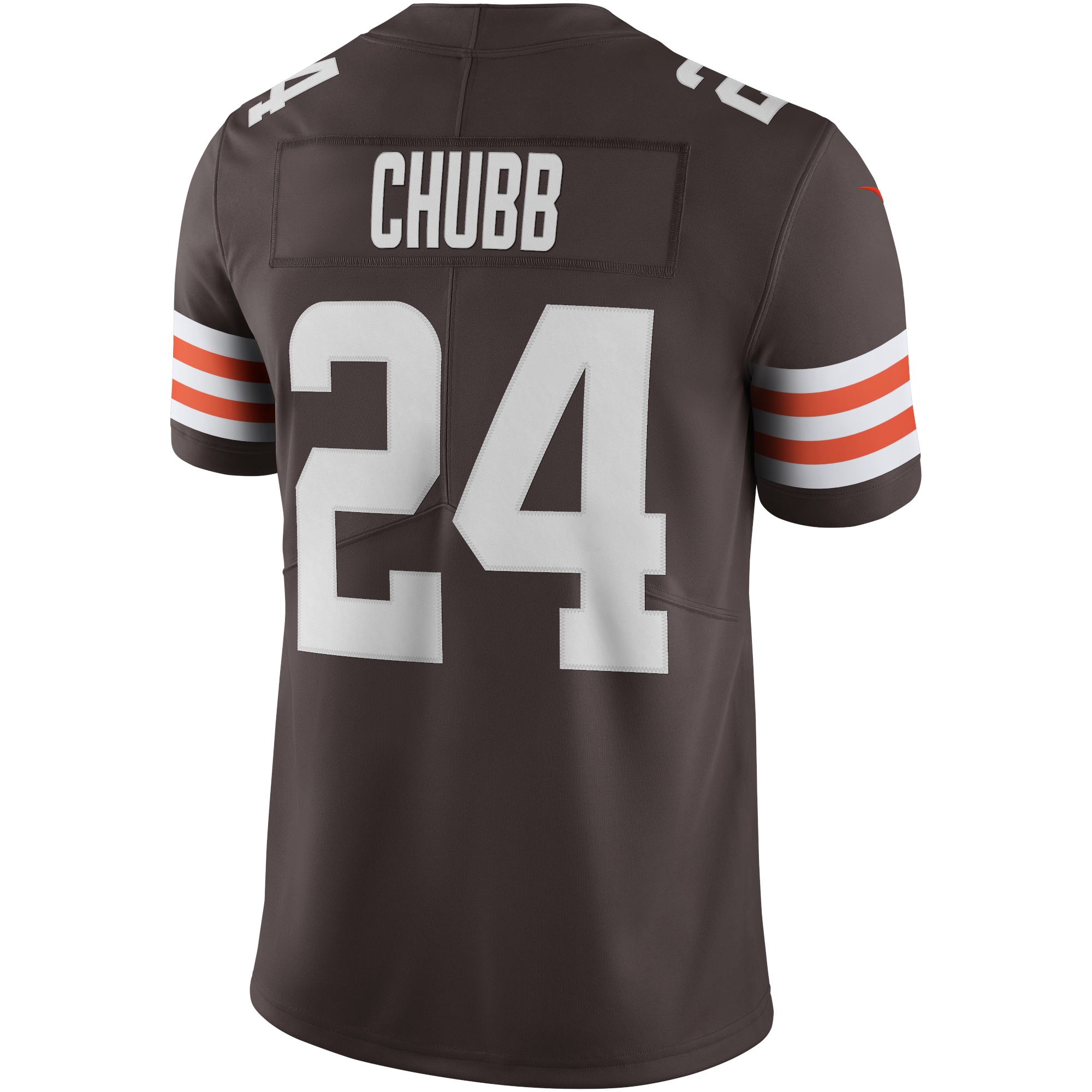 Men's Cleveland Browns Nick Chubb Brown Vapor Limited Jersey