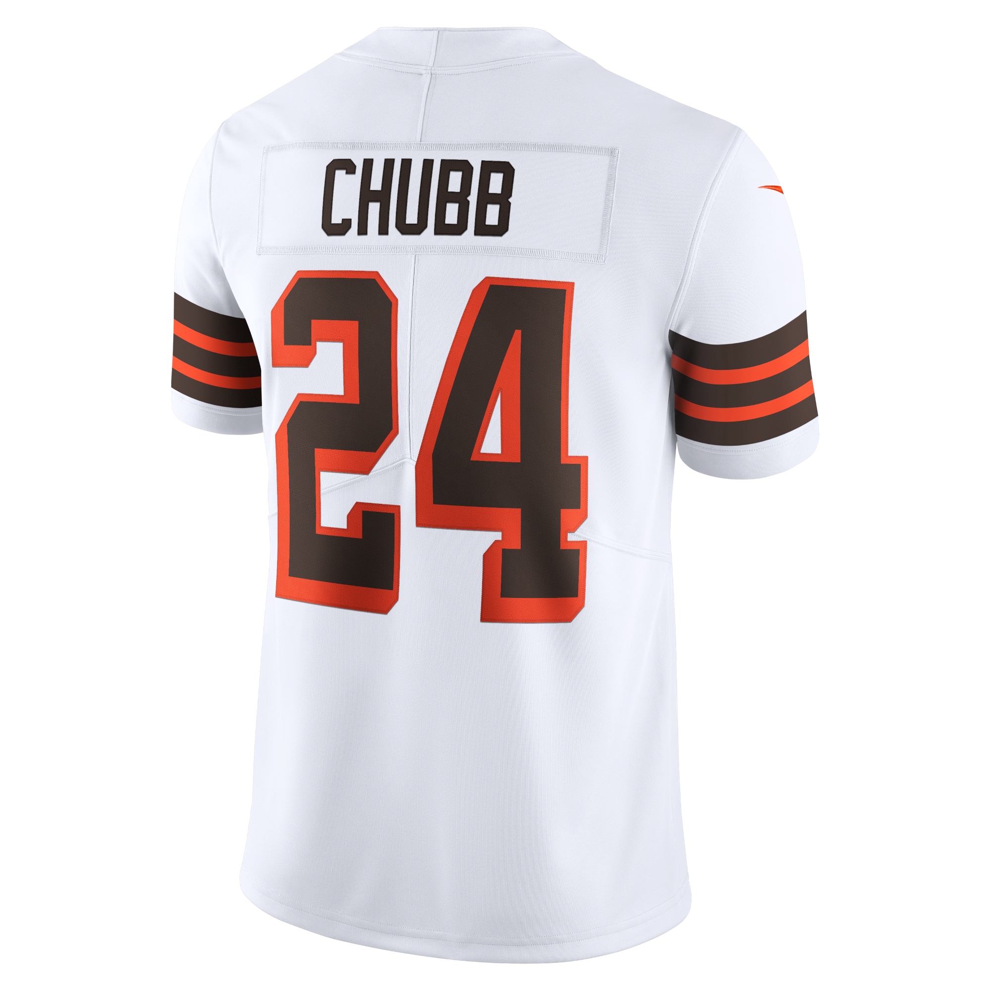 Men's Cleveland Browns Nick Chubb White 1946 Collection Alternate Vapor Limited Jersey