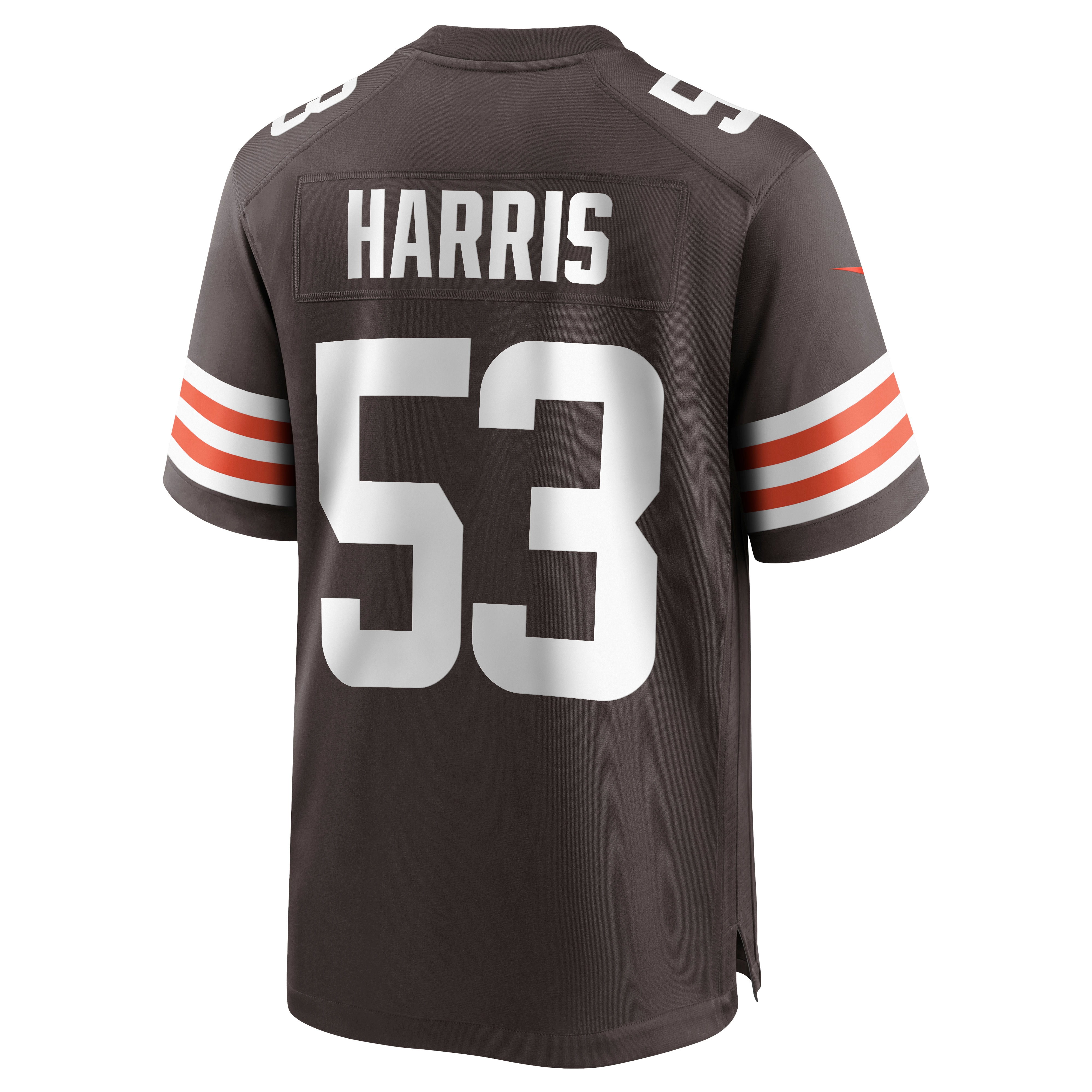 Men's Cleveland Browns Nick Harris Brown Game Jersey