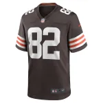 Men's Cleveland Browns Trinity Benson Brown Team Game Jersey