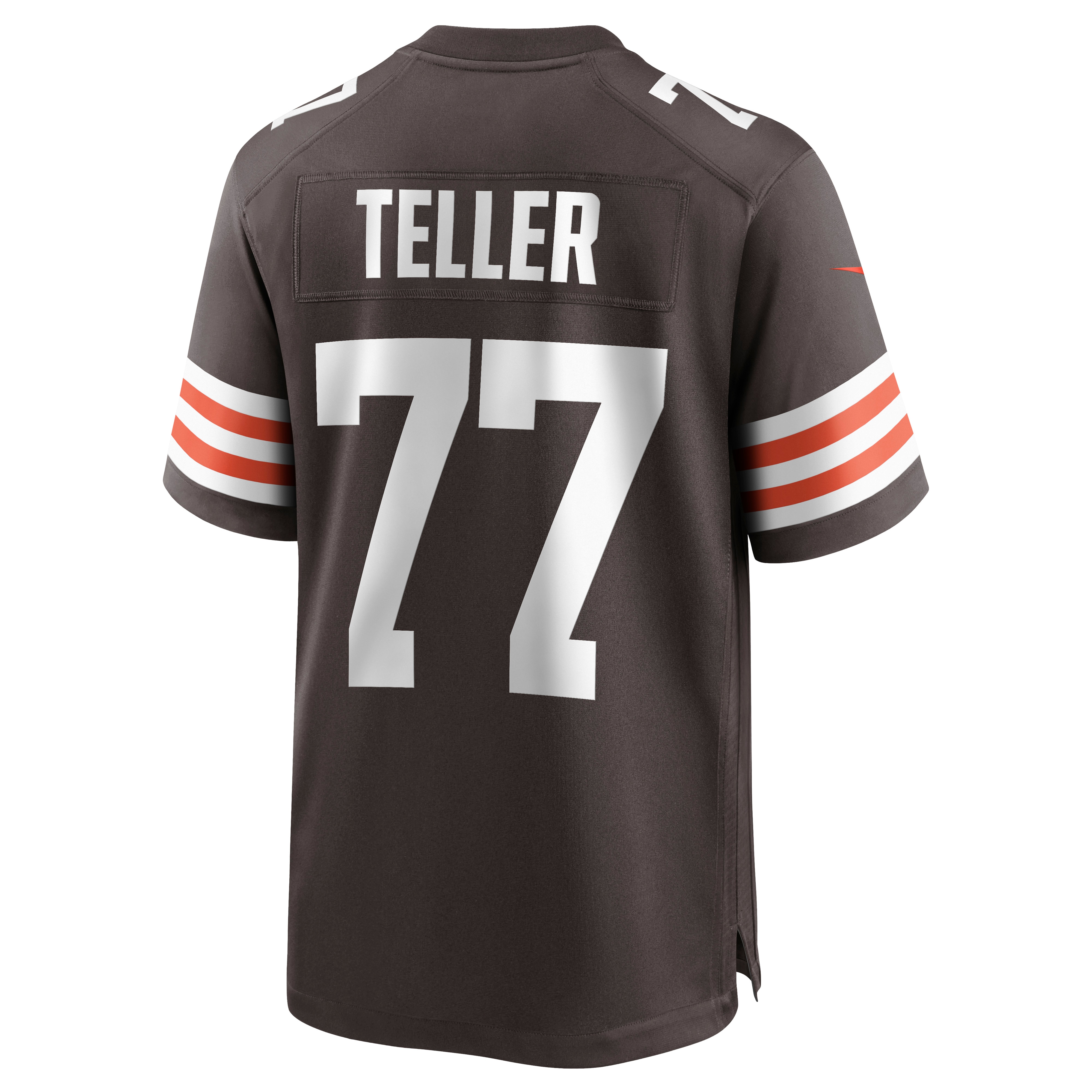 Men's Cleveland Browns Wyatt Teller Brown Game Jersey