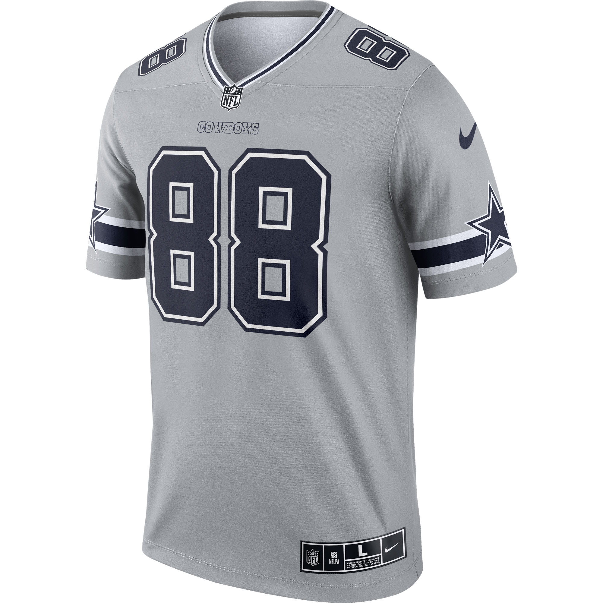 Men's Dallas Cowboys CeeDee Lamb Gray Inverted Legend Jersey