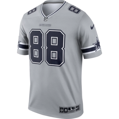 Men's Dallas Cowboys CeeDee Lamb Gray Inverted Legend Jersey 02