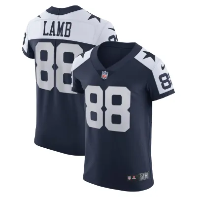 Men's Dallas Cowboys CeeDee Lamb  Navy Alternate Vapor Elite Jersey 01