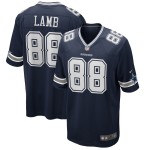 Men's Dallas Cowboys CeeDee Lamb Navy Game Jersey