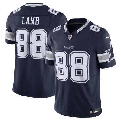 Men's Dallas Cowboys CeeDee Lamb Navy Vapor F.U.S.E. Limited Jersey 01