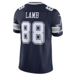 Men's Dallas Cowboys CeeDee Lamb Navy Vapor F.U.S.E. Limited Jersey