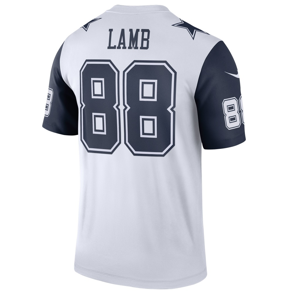 Men's Dallas Cowboys CeeDee Lamb White 2nd Alternate Legend Jersey