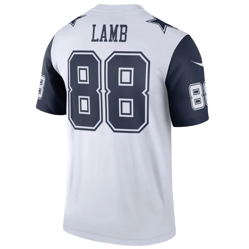 Men's Dallas Cowboys CeeDee Lamb White 2nd Alternate Legend Jersey