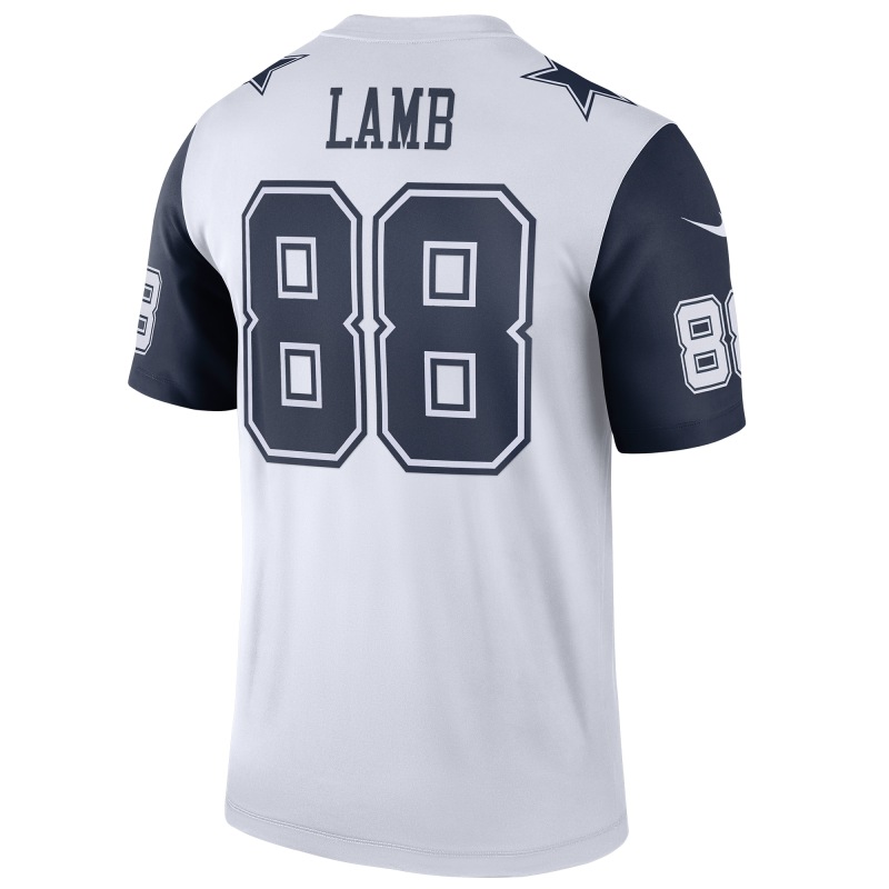Men's Dallas Cowboys CeeDee Lamb White 2nd Alternate Legend Jersey