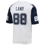 Men's Dallas Cowboys CeeDee Lamb White Alternate Game Jersey