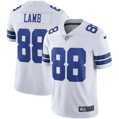 Men's Dallas Cowboys CeeDee Lamb  White Vapor Limited Jersey 01