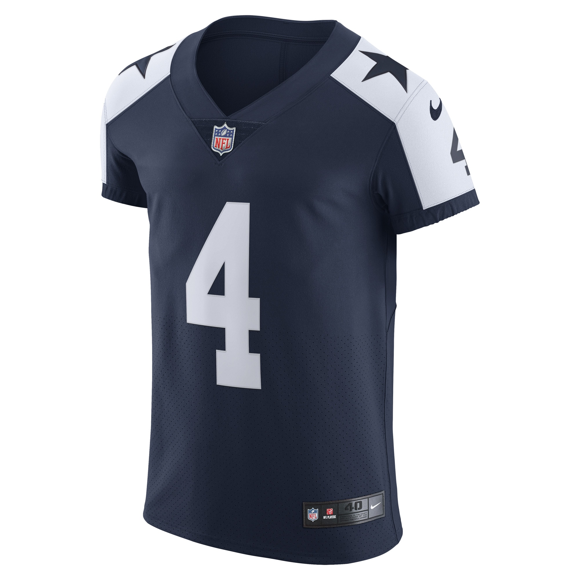 Men's Dallas Cowboys Dak Prescott Navy Alternate Vapor Elite Player Jersey