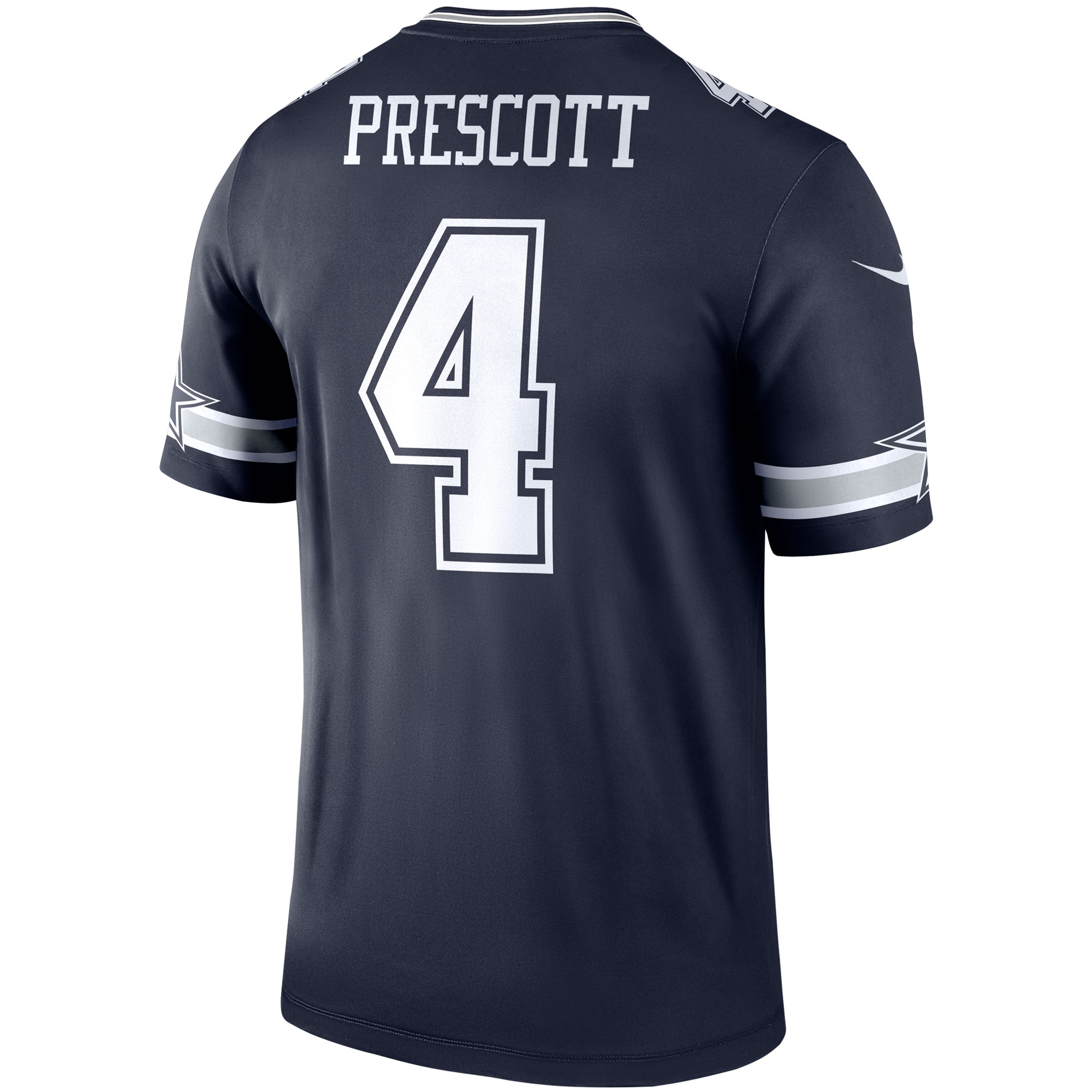 Men's Dallas Cowboys Dak Prescott Navy Legend Player Jersey